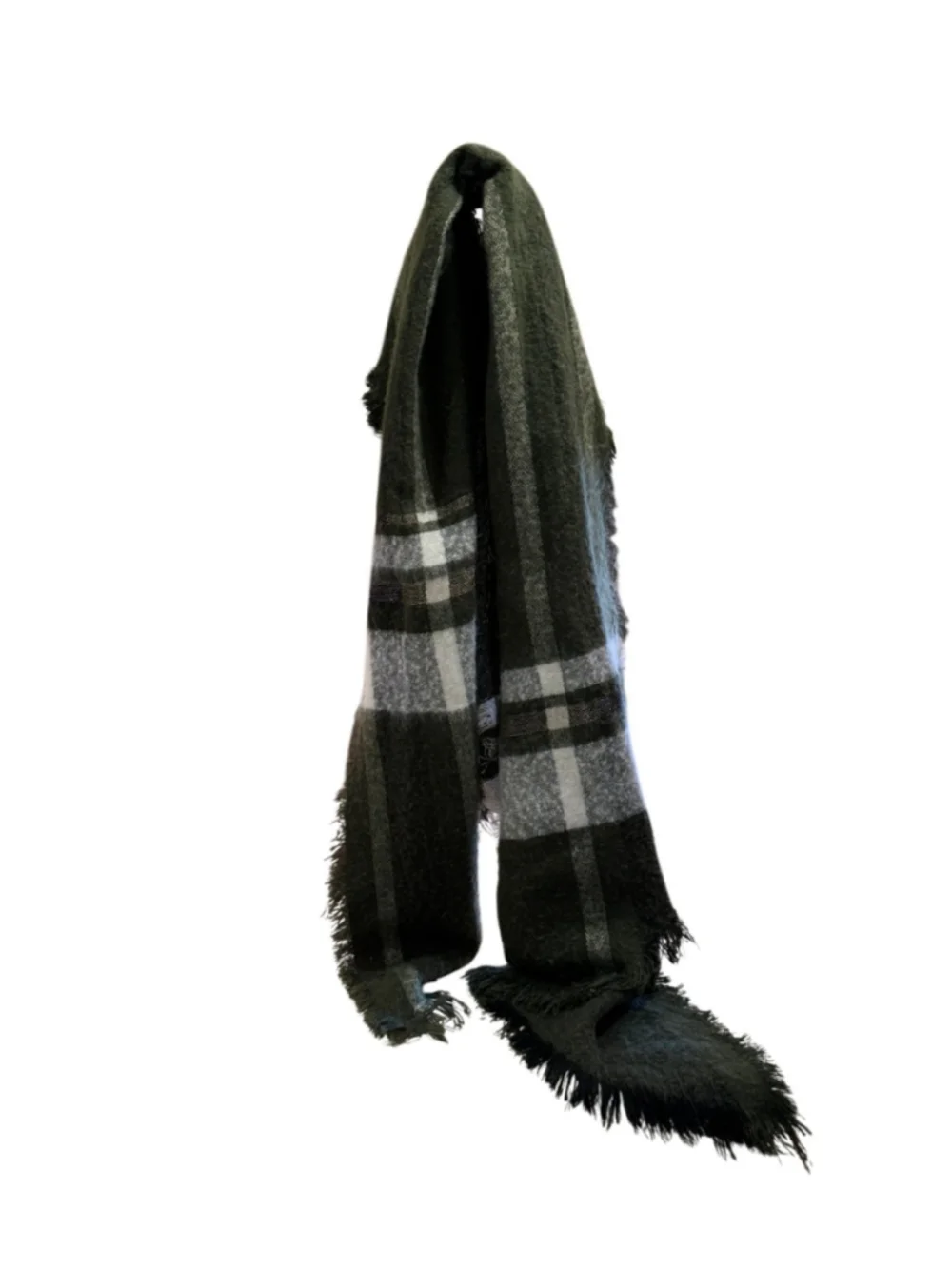 Cozy Chic Fringed Plaid Blanket Scarf – Soft & Stylish! ✨